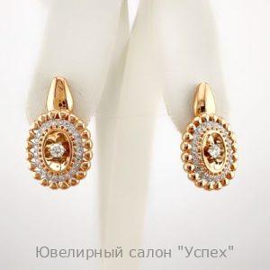 Серьги с бриллиантами