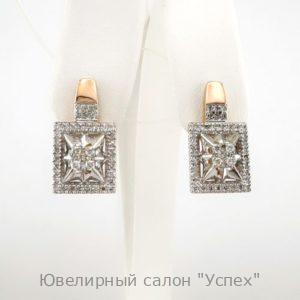 Серьги с бриллиантами