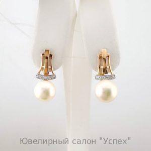 Серьги с жемчугом