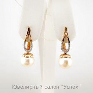 Серьги с жемчугом