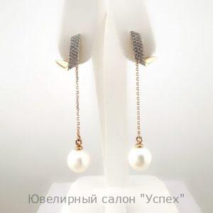 Серьги с жемчугом