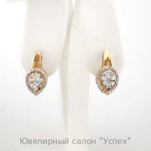 Серьги с бриллиантами