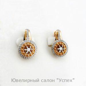 Серьги с бриллиантами