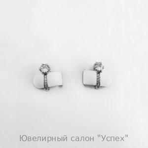Серьги серебряные