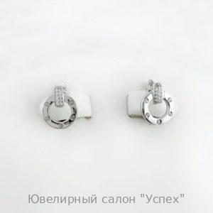 Серьги серебряные