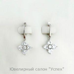Серьги серебряные