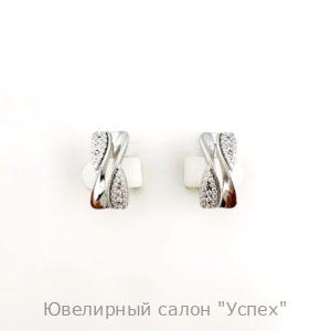 Серьги серебряные