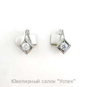 Серьги серебряные