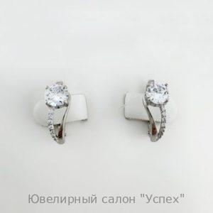 Серьги серебряные