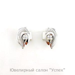 Серьги серебряные