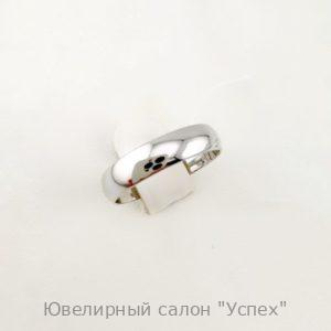 Обручальное серебряное кольцо, ширина 4 мм