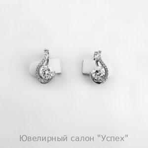 Серьги серебряные