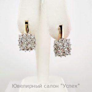 Серьги с бриллиантами