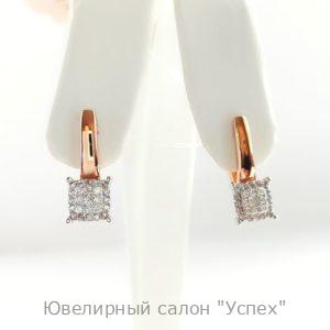 Серьги с бриллиантами