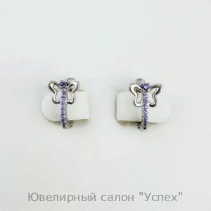 Серьги серебряные